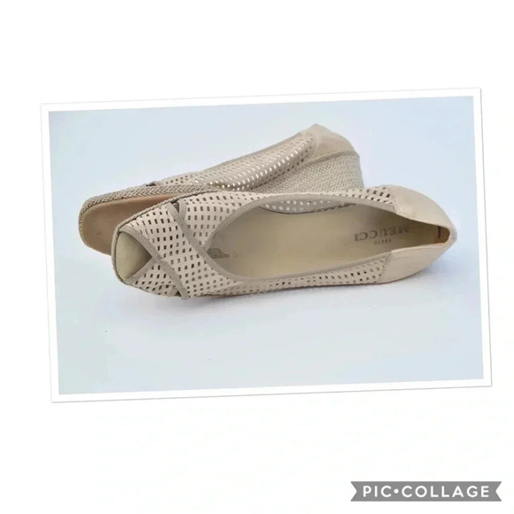 Sesto Meucci peep toe wedges - Picture 3 of 8